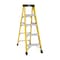 Bauer Ladder 5' Fiberglass Single Stepladder, 375lb Capacity 35005 - alternate 1